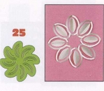 Lacé-Schablone Nr. 25